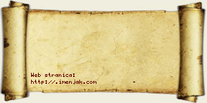 Tatjana Adamović vizit kartica